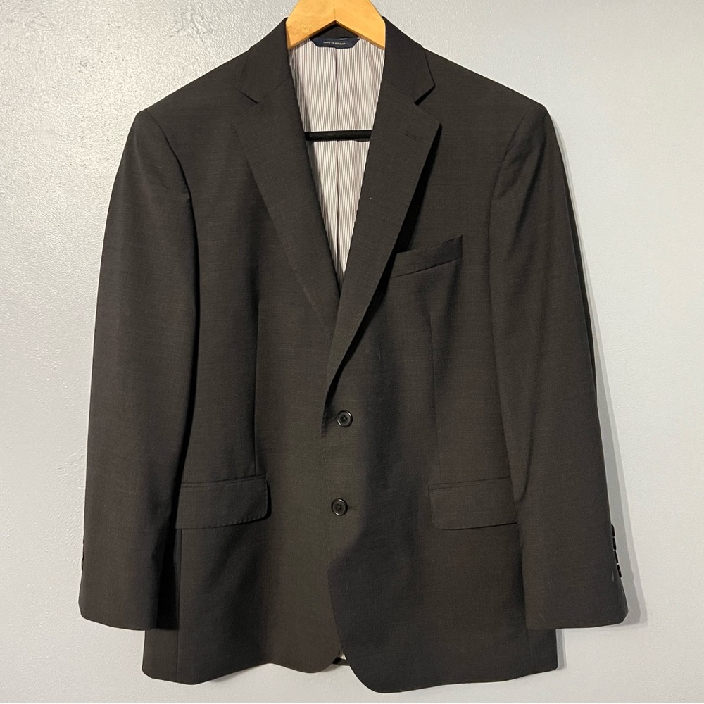 Brooks Brothers Explorer Madison Fit Dark Gray Size 4… Gem